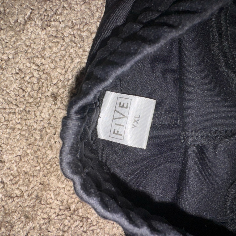 Black FIVE pants